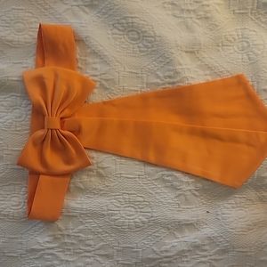 Girls dress sash and bow